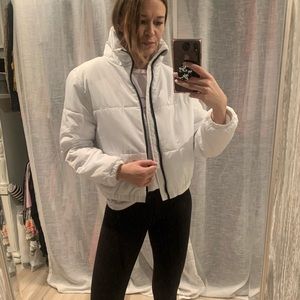 Wild fable White target puffer jacket
